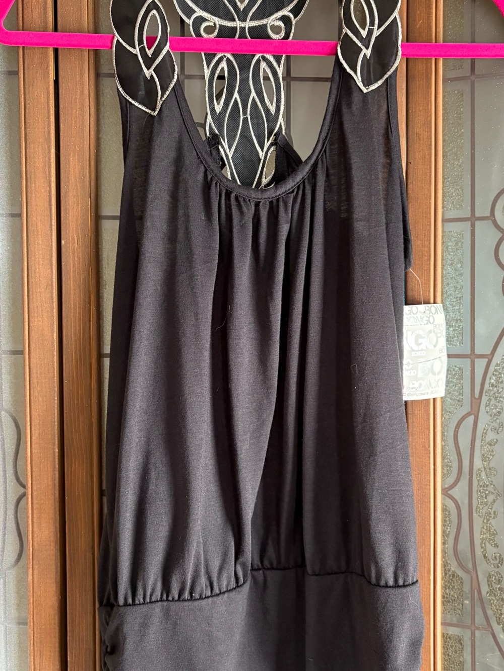 Women’s Bongo Black Sleeveless Tank Top